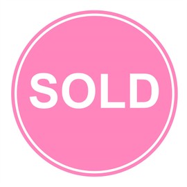 Sold Sticker,2inch 300pcs Pink Sold Sticker for Business Shop Store Retail Package Shipping