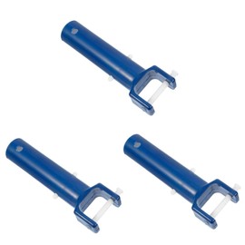 Kisangel 3pcs Professional Plastic Pool Vacuum Handle Replacement Accessory for Efficient Swimming Pool Cleaning Ergonomic Grip for Easy Maneuverability Compatible Multiple Brands Simple