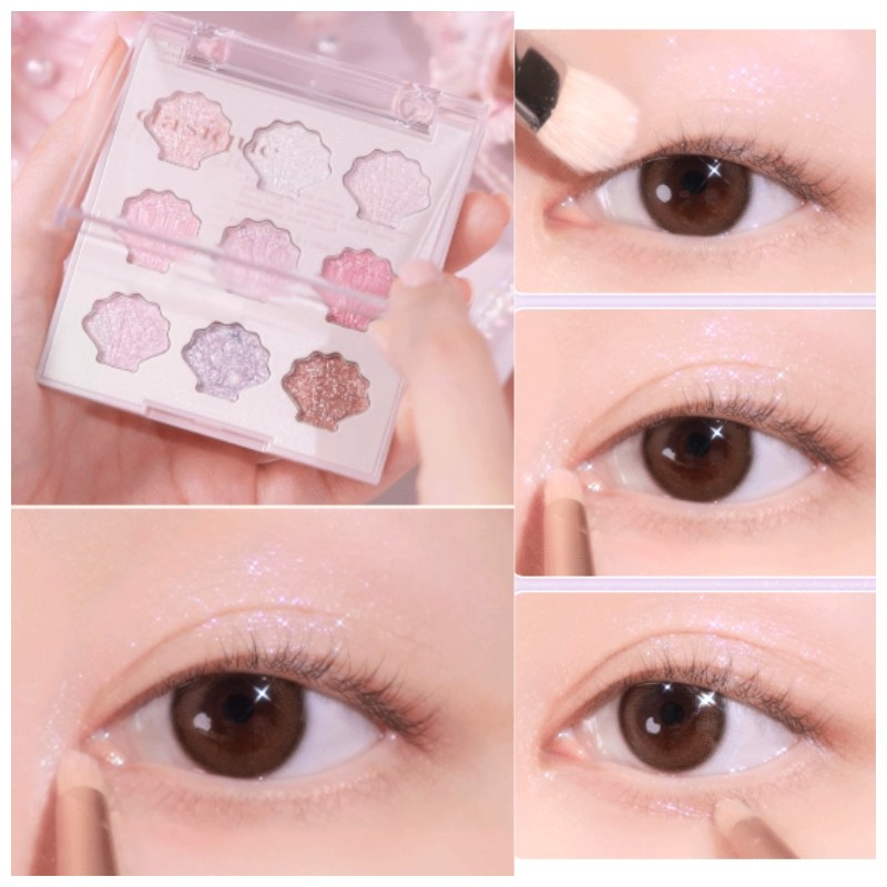 DASIQUE Shadow Palette 9colors [Twinkle Mermaid Collection], Color:34 Twinkle Mermaid