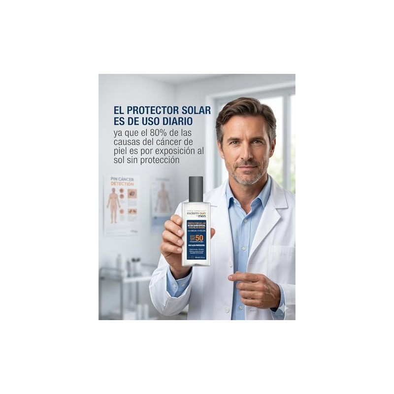 Exderm Sun For Men Protector Solar Facial FPS 50 Bloqueador