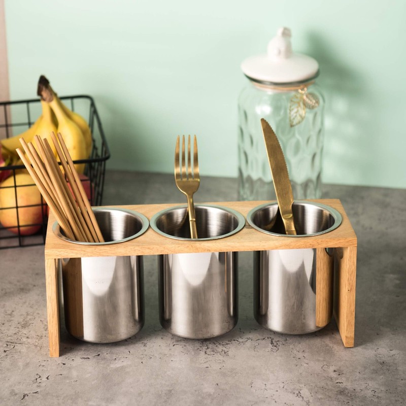 IMEEA Chopsticks Holder Cutlery Stand Cutlery Holder Cutlery Case Stainless