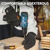 Vgo 0°C/32°F Winter Men's Lightweighted Lined Work Gloves for Light