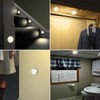 AMIR Upgraded 3.15” Motion Sensor Light, 3 Pack Battery-Powered LED