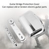Guitar Bridge Cover Metal Shell Bridge Protector with Screw Stringed