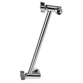 Blue Ocean 11 Inch Shower Arm SA001 Universal Adjustable Height Solid Brass Shower Head Extension Arm, Anti-leak & Rust-Proof