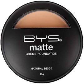 BYS Matte Creme Foundation, Natural Beige, 10 g