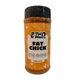 Fat Man Q Fat Chick BBQ Rub – All-Purpose Seasoning for Chicken, Pork, Seafood & Vegetables, 11 oz Jar