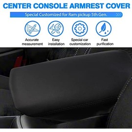 Autorder Center Console Cover for 2023 2024 2025 Kia Sportage Accessories Armrest Cover Anti-Scratch Middle Console Pad Leather Armrest Protector