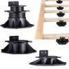 Wisyurt 6 Pcs Joist Support Pedestals, Adjustable Decking & Flooring