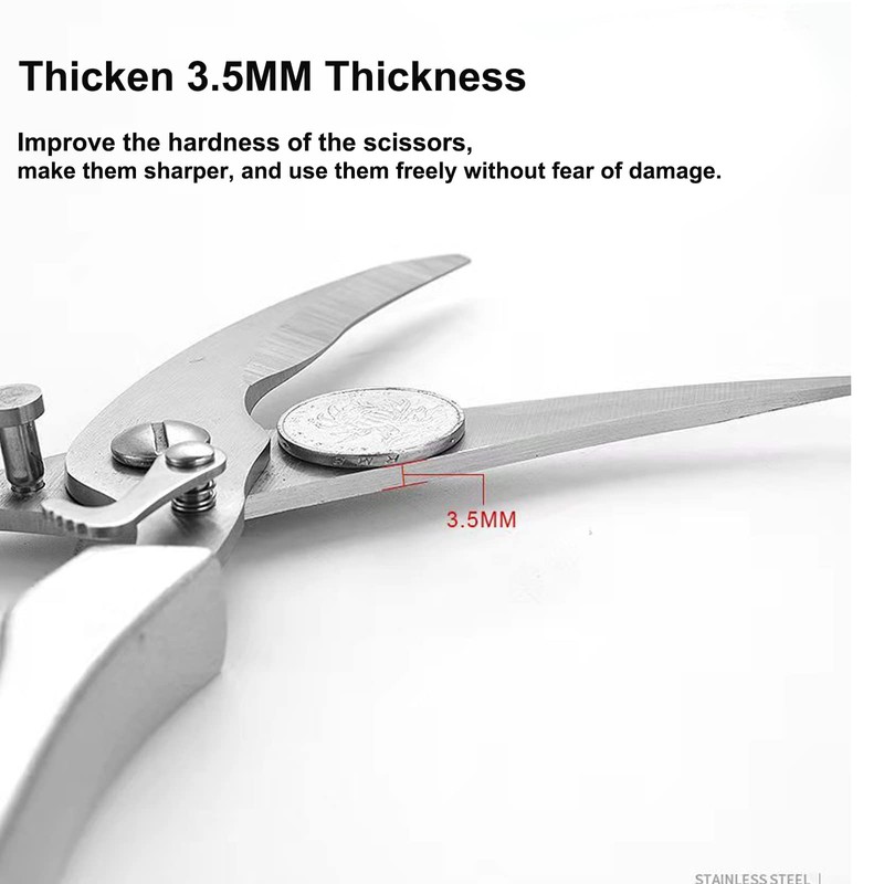 Kitchen Scissors, Kitchen Shears Heavy Duty Chicken Bone Scissors, Multi