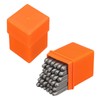 sourcing map 36pcs 1/8" (3mm) Number and Letter Stamp Set,