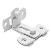 INIRET 2 Packs 90 Degree Matte White Flip Barn Door