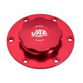 Jaz 6-Bolt RED Billet Threaded Cap Assembly