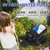 12V DC RV Fresh Water Pump for Home,4GPM 45PSI Self
