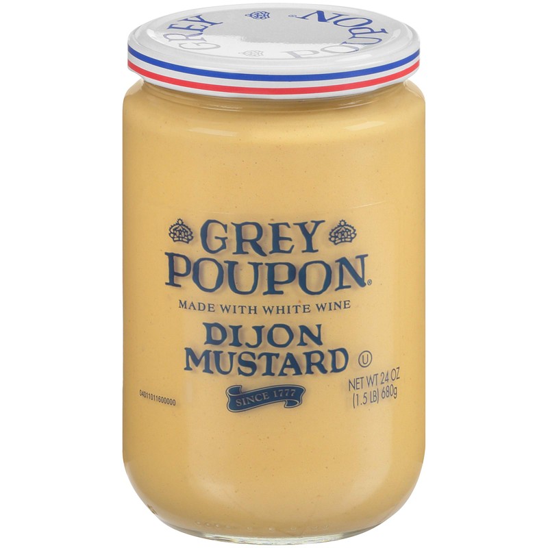 Grey Poupon Dijon Mustard (24oz Jars, Pack of 6)