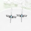 VONALA Dragonfly Earrings for Women Sterling Silver Dragonfly Turquoise /