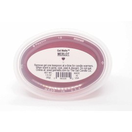 3 Pack of Merlot Wine Long Lasting Gentle Aroma and Easy to Clean Gel Melts™ for Warmers and Burners Just Peel, MELT and Enjoy