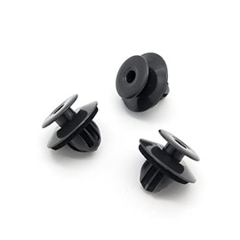 VVO Fasteners- Black Plastic Side Skirt, Sill Moulding Cover Trim Clips for Mitsubishi ASX, (Pack of 10)