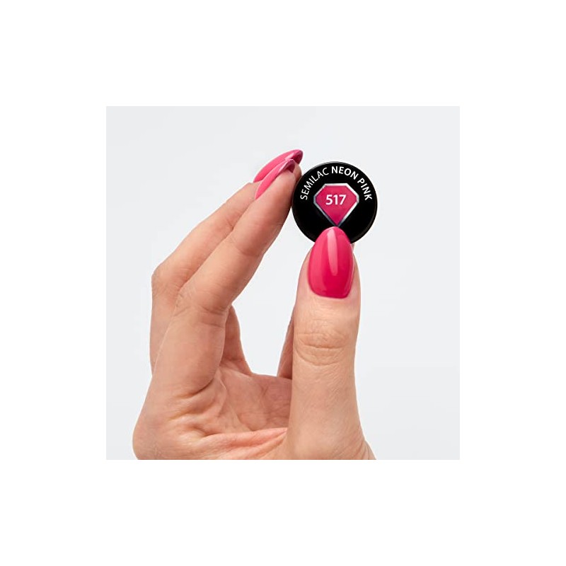 Esmalte Semipermanente Semilac - 517 Neon Pink - 7Ml