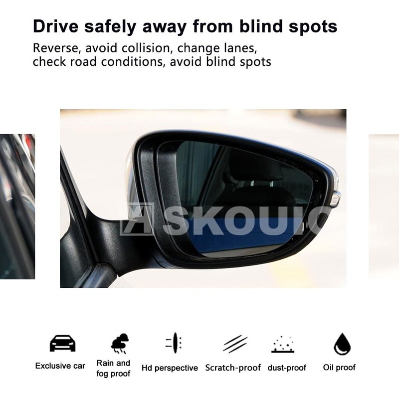 Driver Side Mirror Replacement Glass for VOLKSWAGEN CC 2012-2017,for VOLKSWAGEN