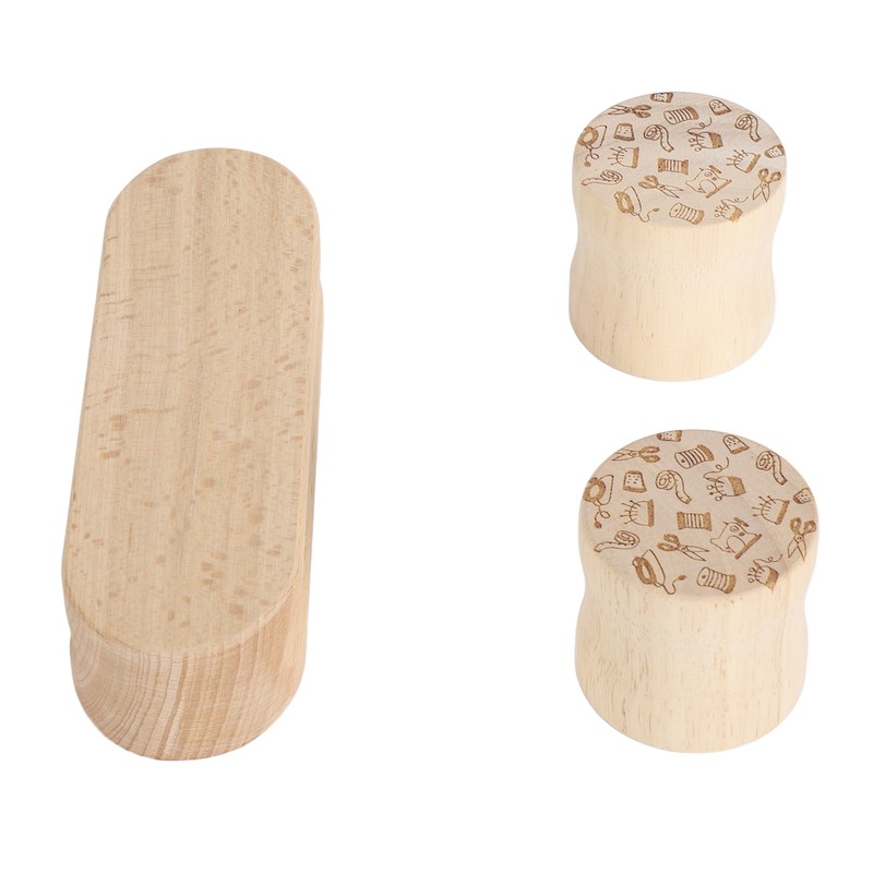 Quilters Clapper 17.8cm Wood Quilting Tailors Sewing Set Multifunction with