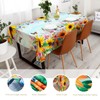 Table Cloth Sunflowers, Rectangle Tablecloth Blue Sky Floral Butterfly 60x84"