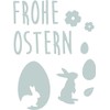 Sizzix" Frohe Ostern Thinlits Die Set, Metal, Multi-Colour, 26 x