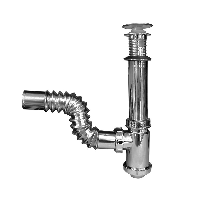 Fleximatic 2218C Céspol para lavabo cromado