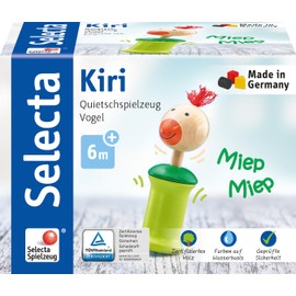 Selecta 61058 Kiri Bird Grab Toy with Squeaker, 13 cm