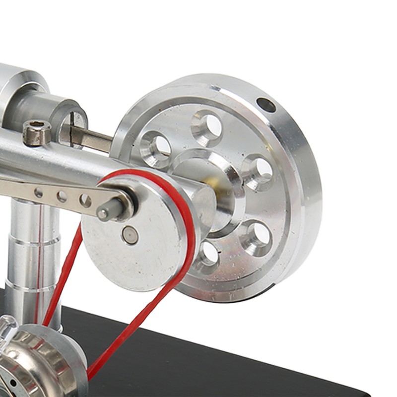 Hot Air Stirling Engine Easy Operation Low Noise Stable Wooden