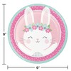 Trendware Bunny Party Paper Plates, 24 Count
