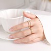 Stackable Ring Set of 4 Pure Silver Ultra Thin Stacking