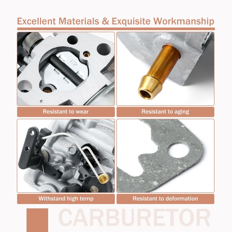 VAINELY Huayi Carburetor Compatible with YARDMAX YG2760 Self-propelled Lawn Mower