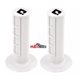 ODI WHITE ODI MX Half Waffle Grips Dirtbike MX Motorcycle White Ruffian 7/8 H01RFSW