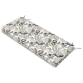 Melody Elephant Outdoor Bench Cushion, Bench Furniture Cushion 48x18x3 Inch, Porch Swing Cushions for Home Garden Loveseat Couch Sofa Glider, Dailey Tan