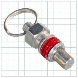 CL-4-RHRP Carr Lane Manufacturing Hand-Retractable Plunger, Pull Ring, Non-Locking Type: Thread 1/4-20