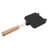 Double Sided Frying Pan Aluminum Solid Wood Anti Stick Stovetop