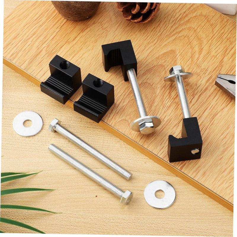 CHILDWEET 4 Pcs J Bolt Tool Box Clamps for Trucks