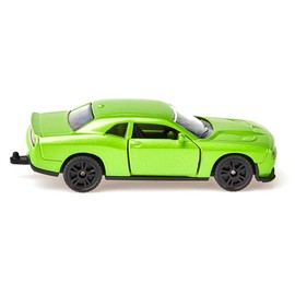 siku 1408, Dodge Challenger SRT Hellcat, Metal/Plastic, Green, Opening doors, Toy car for children