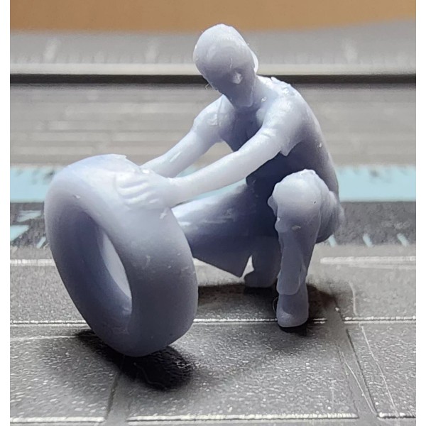 The 64 Farm Toy Store 1/64 3D Printed Guy Kneeling