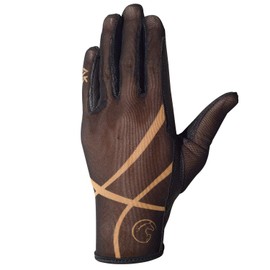 AK Atmungsaktive Sommer-Reithandschuhe von für den täglichen Gebrauch AKRS-7007 (Schwarz, XS)