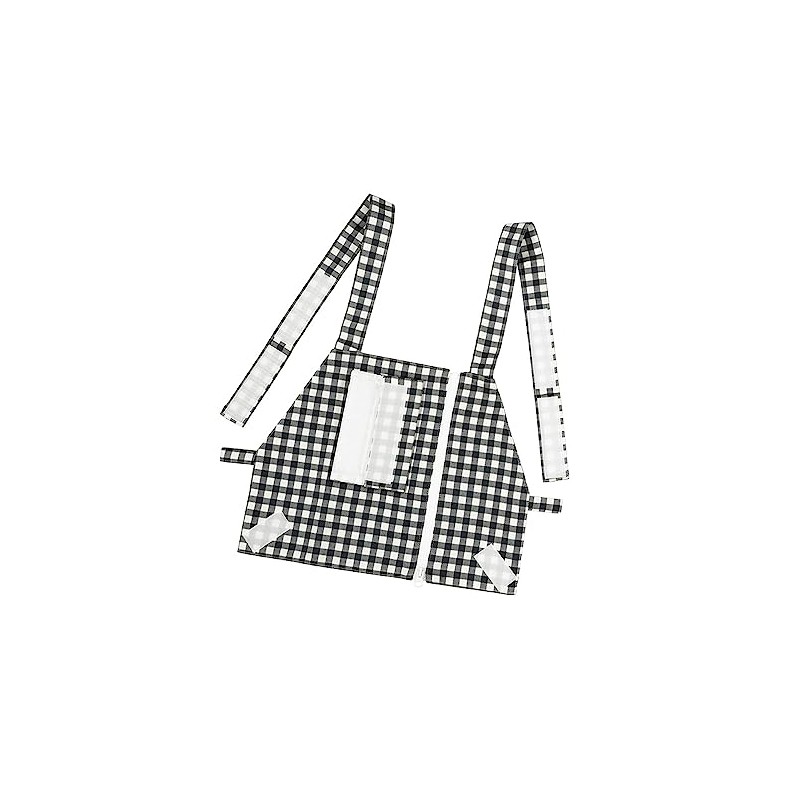 Azuwan 7-8013-11 Oxygen Inhalation Apron, Chie Plon, For Children, Blue,
