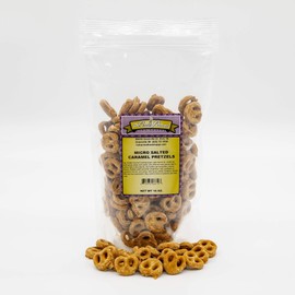 Micro Salted Caramel Pretzels, Bulk (1 lb. Resealable Zip Lock Stand Up Bag)