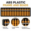 Mnixy 17-Column Soroban Abacus with Plastic Bead Frame