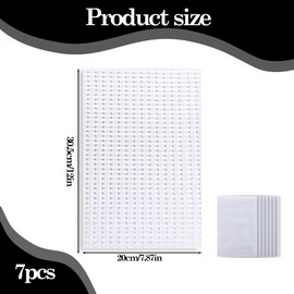 Reflektoren 7 Stück 30*20cm Reflektoren Fahrrad, Wasserdicht Reflektor Aufkleber, Reflektierende Aufklebern für Helme, Sicherheit Warnung Aufkleber zum Autos, Motorräder, Garage, Haustierkleidung