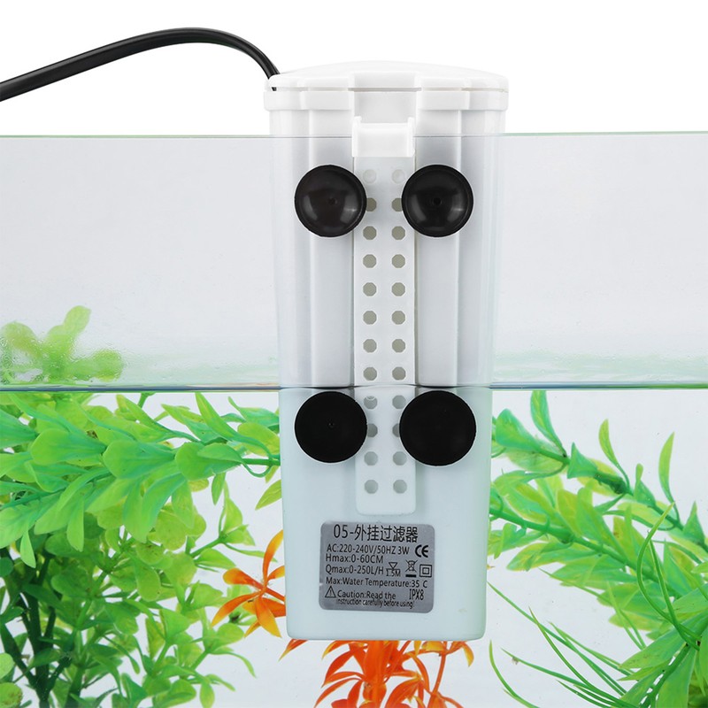 Low Water Level Internal Hang on Filter for Reptile Amphibian