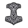 Thor's Hammer Mjolnir God of Thunder Nordic Norse Viking Iron