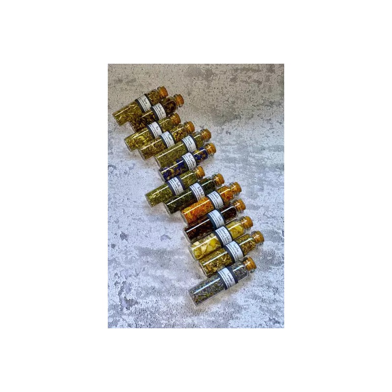 Starter Beginner Advanced Witchcraft Apothecary Kit Wiccan Ritual Herb Set