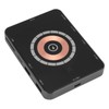 USB C Hub Magnetic Wireless Charging Storage Card Slot Aluminium