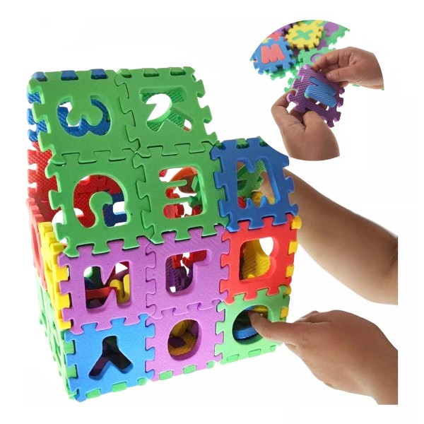 DEC-MO Abecedario D Foamy Fomi Niños Rompecabezas Números